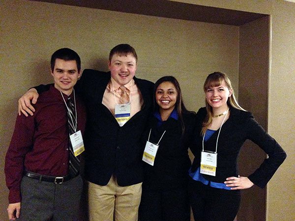 Students compete at business conference