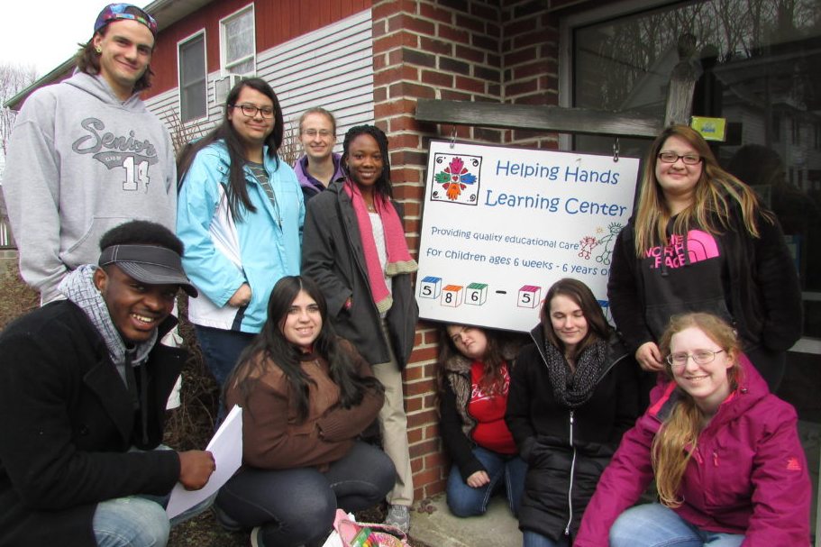 Keystone students gather at Helping Hands Learning Center