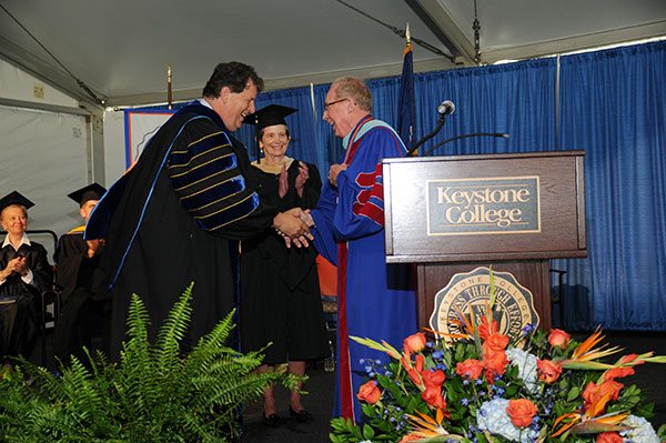 Keystone Conducts Presidential Inauguration for Dr. David L. Coppola
