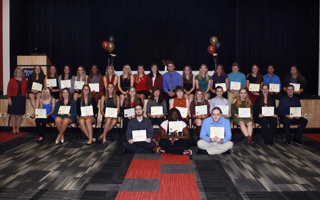 Students inducted into honor society