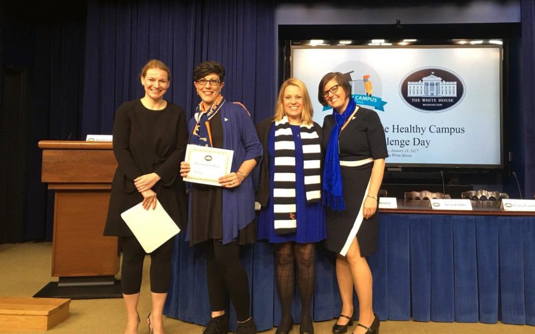 Keystone honored by White House for Healthy Campus Challenge