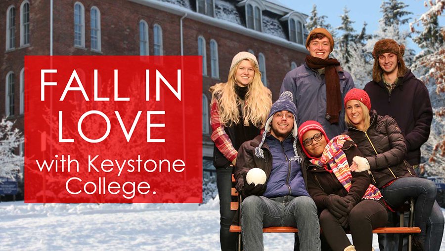 Fall in love with Keystone College this February.