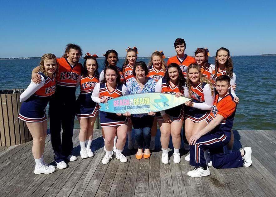 Keystone College cheerleaders win championship