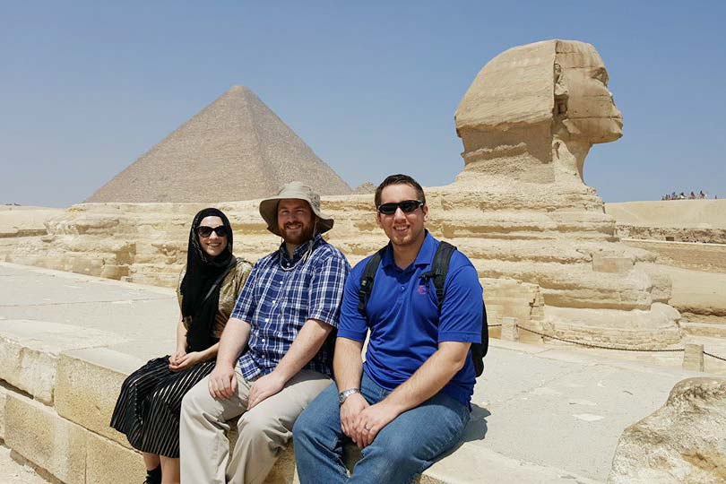 Keystone Professors and Grad Student Travel to Egypt for Conference
