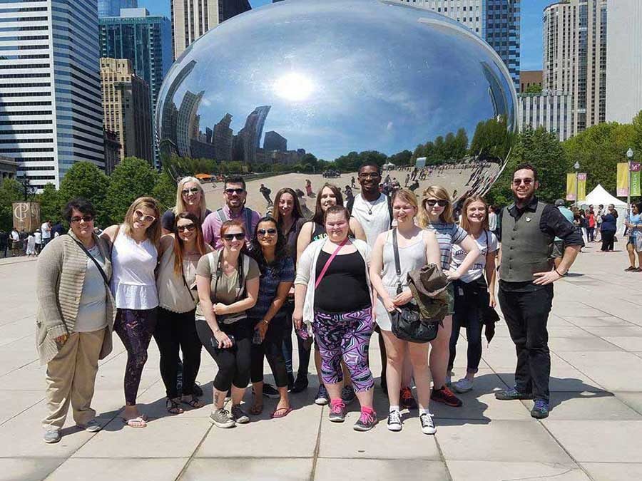 Keystone students learn about public and urban health in Chicago.
