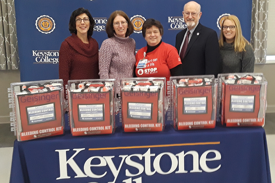 Geisinger CMC Donates Bleeding Control Kits to Keystone