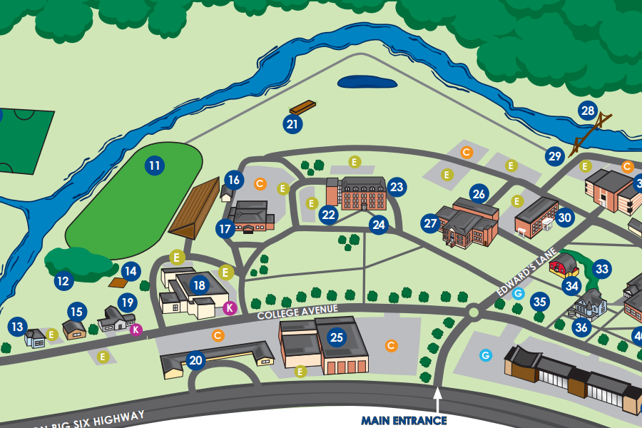 Keystone College Map