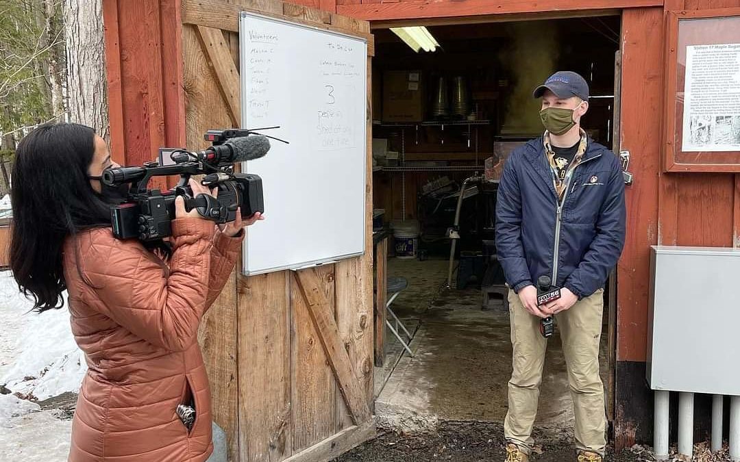 Keystone College students begin maple sugaring operation