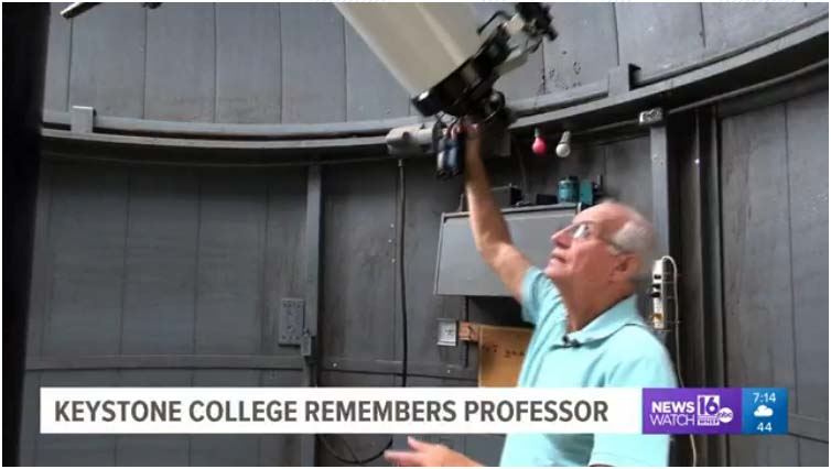 Keystone College remembers longtime astronomy professor