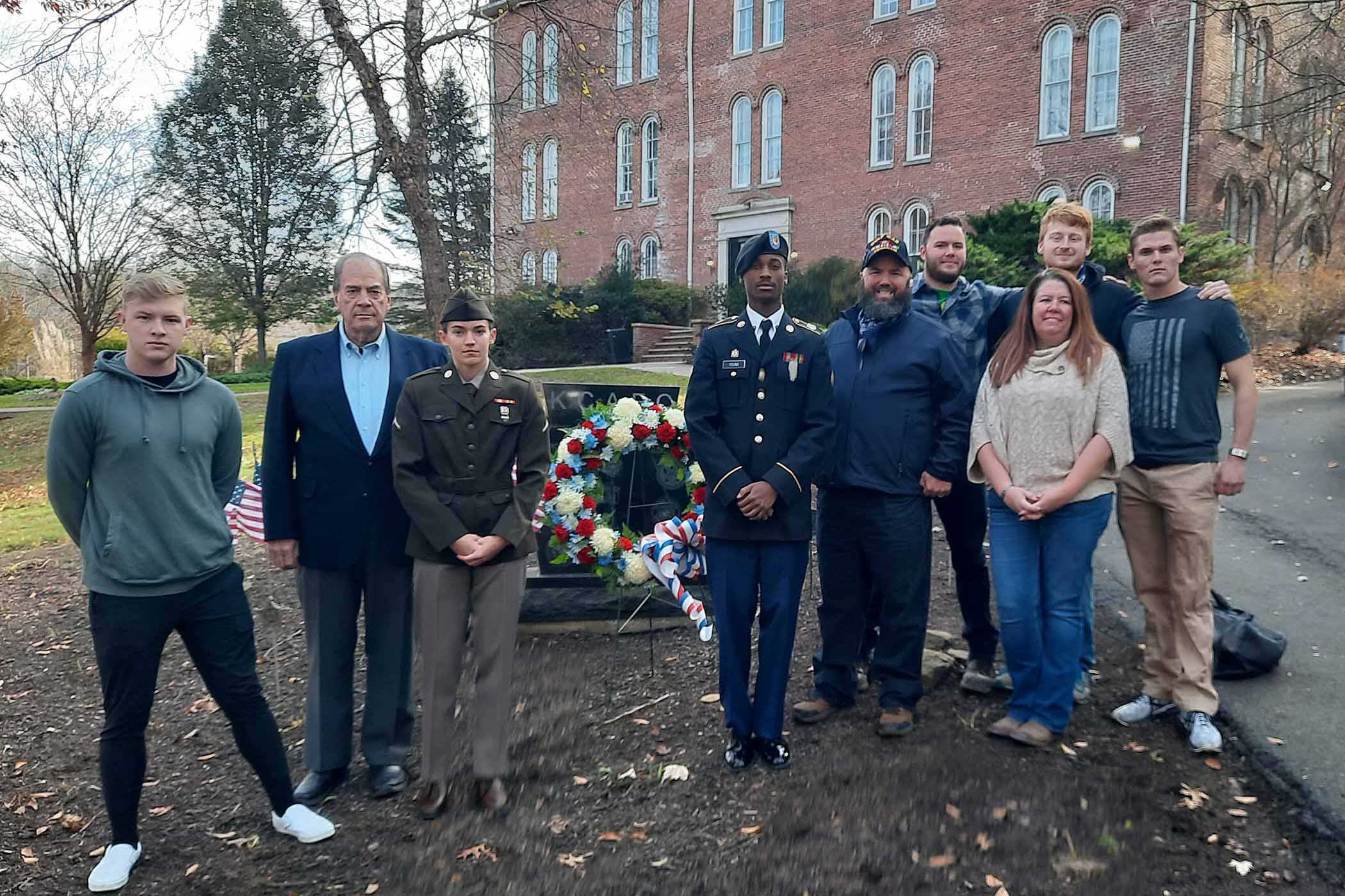 Veterans Day Wreath Laying Cermony 2021