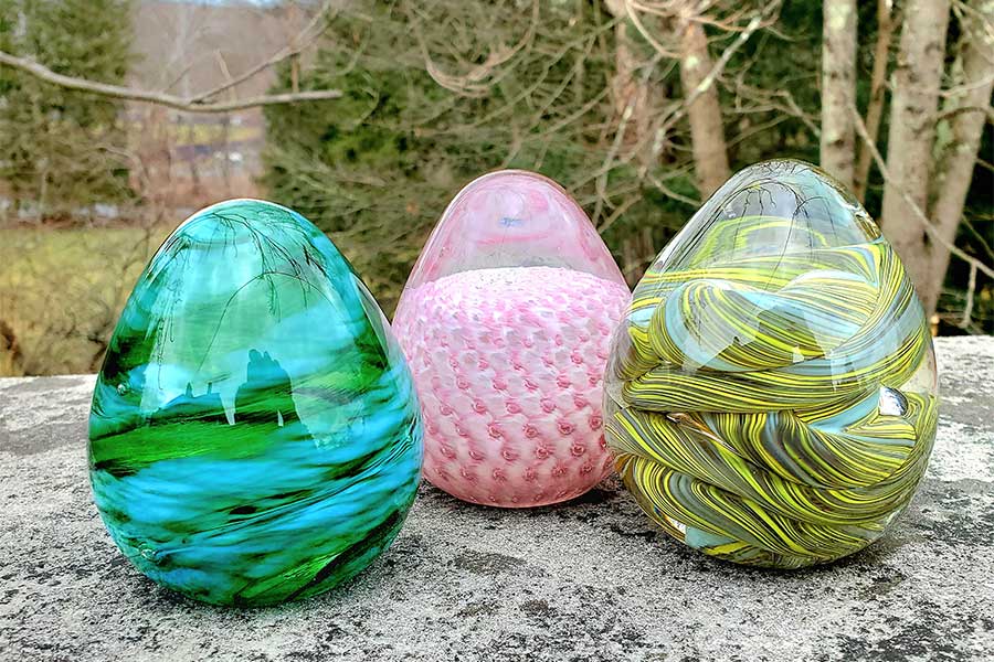 Sculpted Glass Egg Workshop