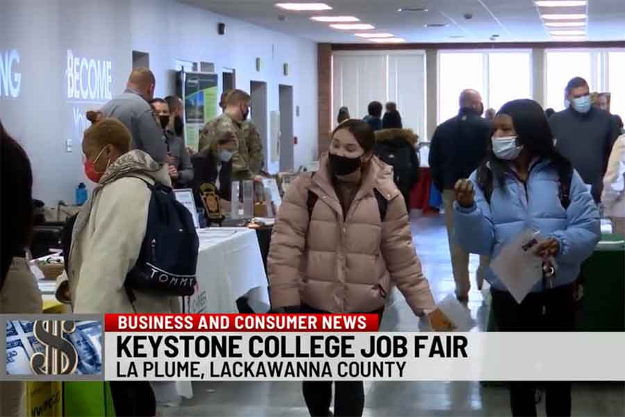 Career fair held at Keystone College for students and alumni