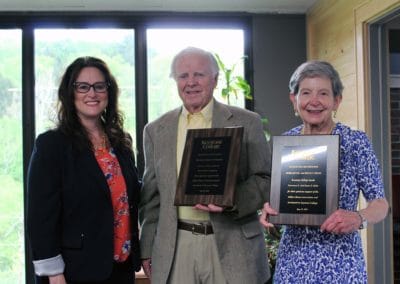 Keystone College honors library benefactors