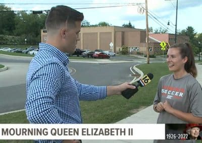 Mourning the death of Queen Elizabeth II in Lackawanna County