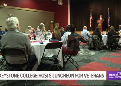 Keystone College hosts luncheon for veterans