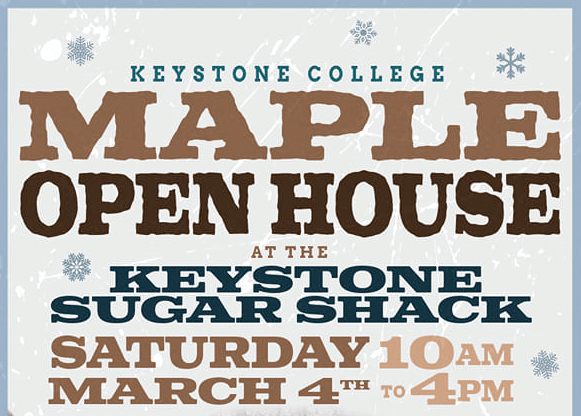 Keystone College Sugar Shack to conduct open house