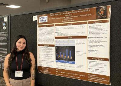 Keystone student presents research at the Wildlife Society national conference