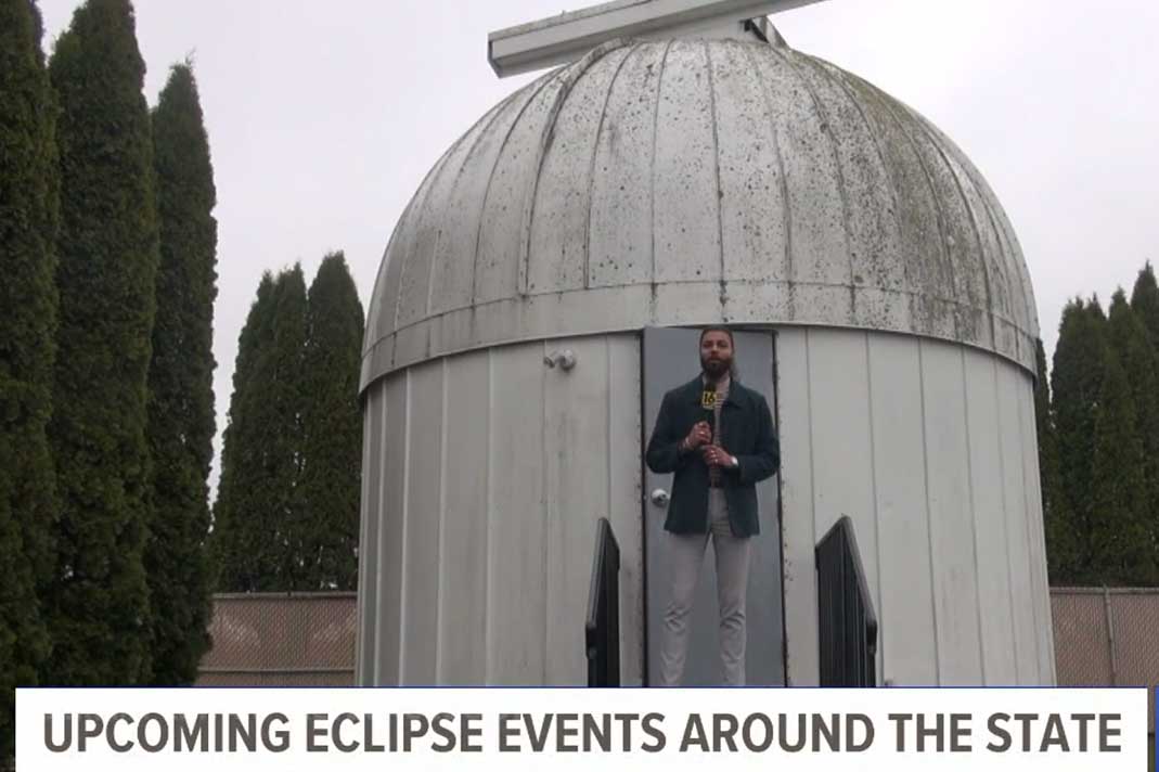 Observatory eclipse event featured on WNEP segment