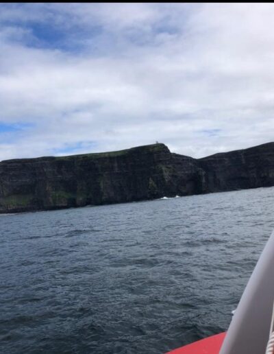 Cliffs of Moher by sea and land