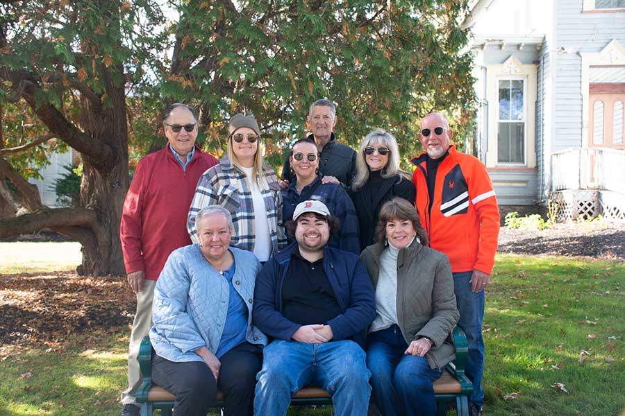 Don Cadman Family At Bench Dedication