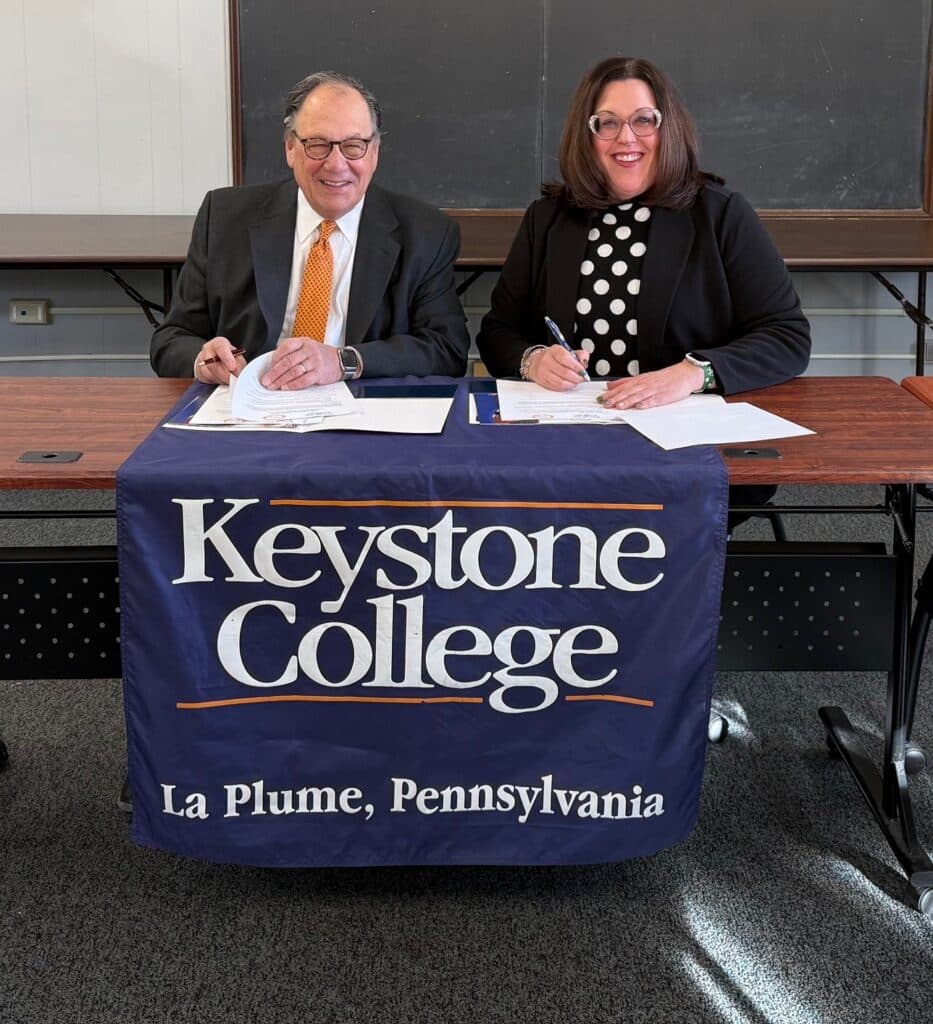 Keystone College Scranton STEMM MOU Signing (March 2026)