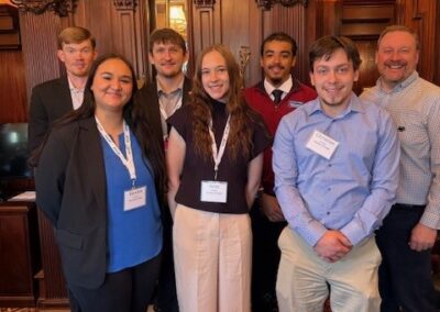 Students Meeting with Representatives and Senators to advocating for Pennsylvania State Funding.
