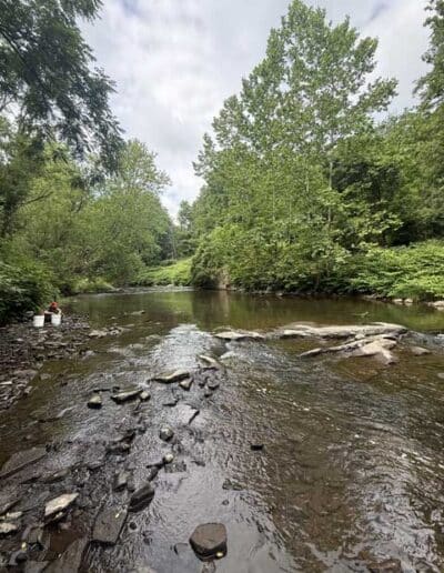 Wildlife Biology graduate students conduct experiments